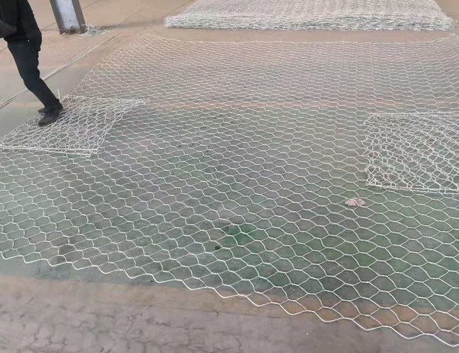 Caixa galvanizada mergulhada quente do OEM 100×120mm Gabion que tece Mesh Bunnings 1
