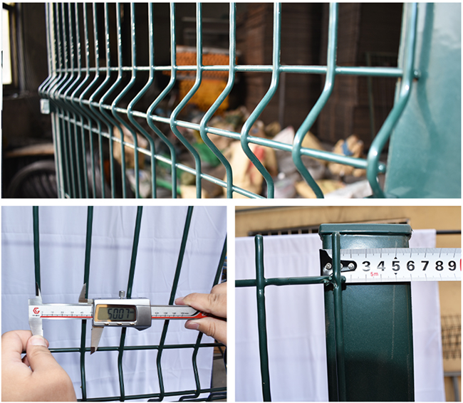 O PVC amigável de ECO revestiu o fio Mesh Fence que 3D curvou a cerca soldada segurança 0