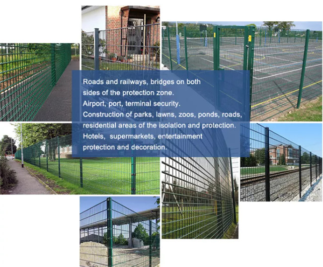 corrimão soldado 868 656 de 1.03m fio dobro Mesh Fence Protective Community Garden 2