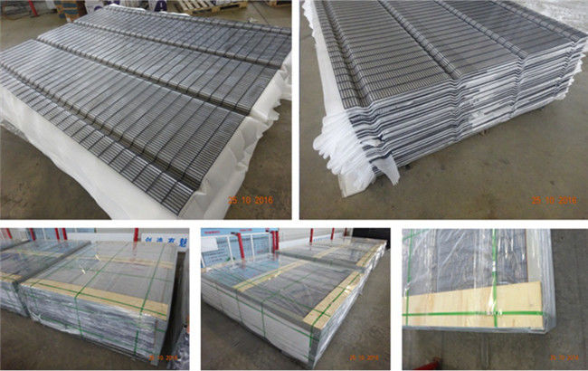 Pulverize a anti escalada Mesh Fencing Airport High Security do revestimento 358 1