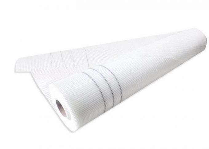 fibra de vidro resistente Mesh Cloth Roofing Reinforcement Concrete do alcaloide 80g externo 0