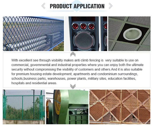 Fio de metal expandido tratado aplainado Mesh Sheet For Sieve Production 0