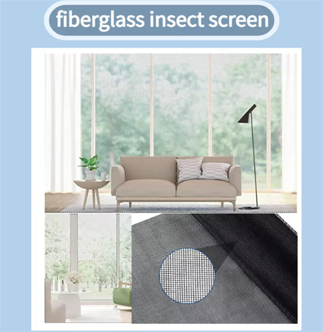 Janela magnética invisível que seleciona Mesh Mosquito Insect Proof Fiberglass 1