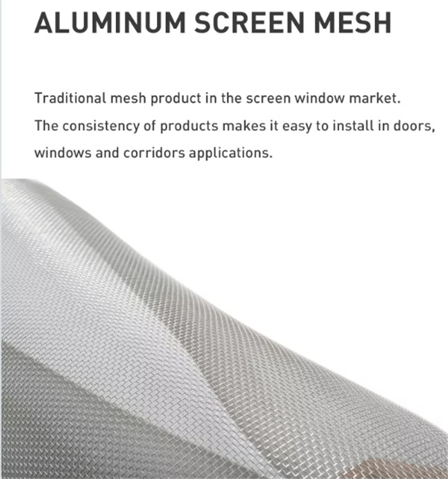 fio Mesh Light Weight Aluminum Alloy da tela da janela 16x16 para a rede de mosquito 0