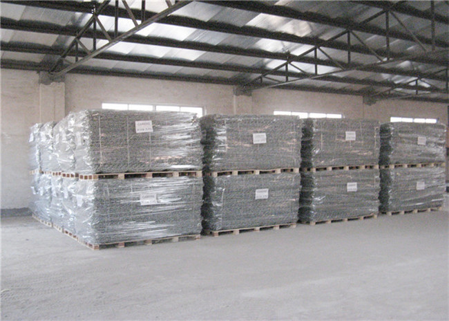 o Pvc do tamanho do furo de 2.0mm 60*80mm revestiu a caixa de Gabion para o colchão da terraplenagem do rio 1