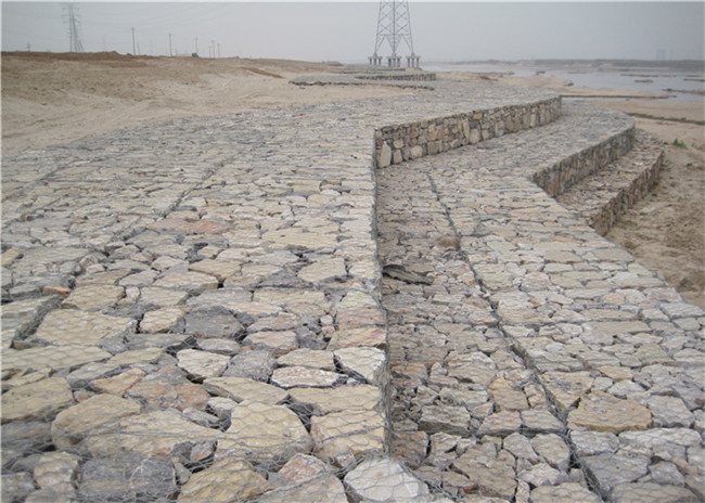 fio da rede do colchão 2.7mm de 3x1x0.3m Gabion galvanizado para a proteção da inclinação 2