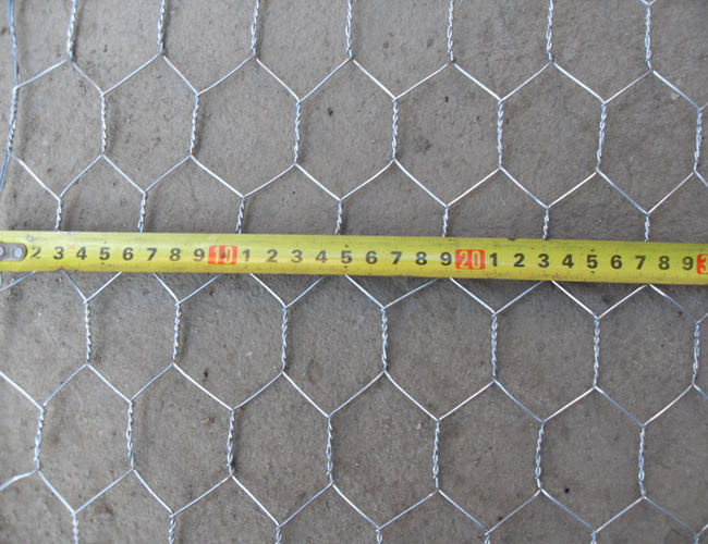 Furo sextavado galvanizado mergulhado quente do calibre 25mm de Mesh Fence 22 da galinha 0