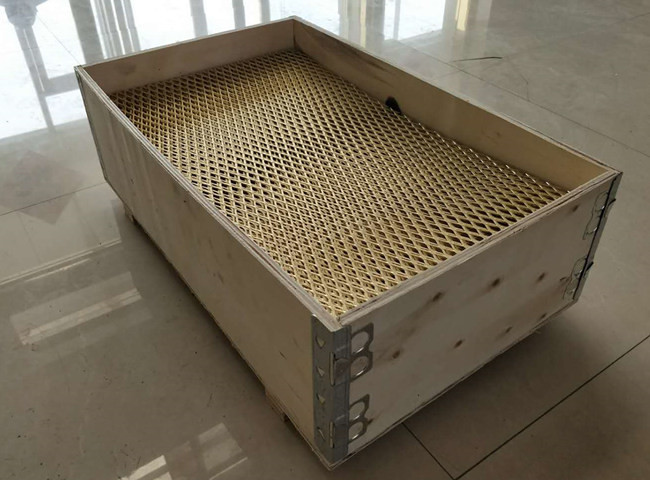 a espessura H65 de 14mm expandiu Mesh MAX de bronze 3.4m Mesh Screen decorativo 1
