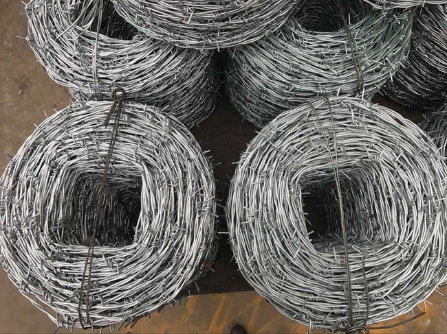 HBGB 6 torção galvanizada do reverso do arame farpado da polegada 2.6mm 0
