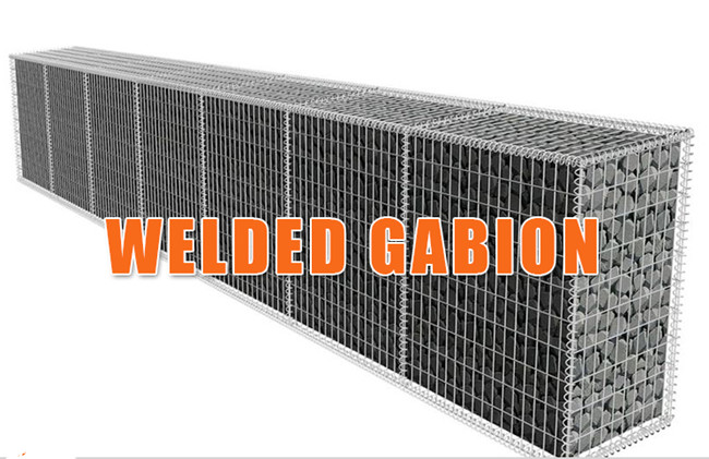 Fio 195 Gabion soldado Mesh Square Garden Edging do ferro de 80 x de 80mm 0