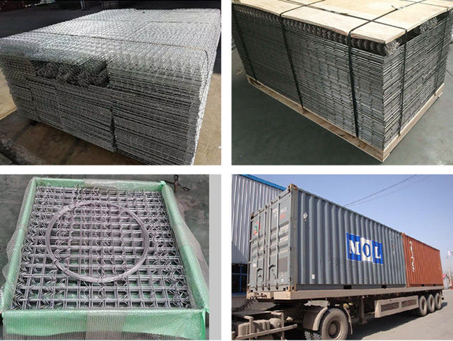 o CE de 100x50mm soldou parede do jardim de Gabion do fio da caixa 8mm de Gabion a única 2