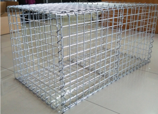 o comprimento de 4.0x1.0x0.5M 3m soldou a malha 5 milímetro Dia Wall Garden Edging de Gabion 0