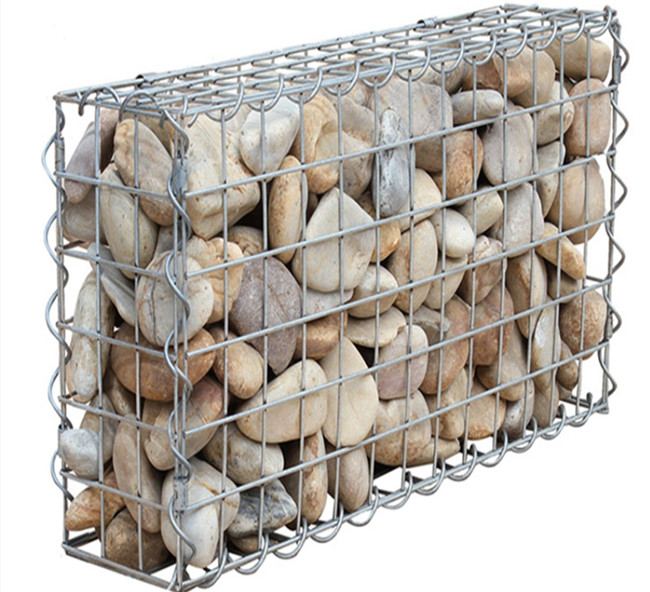 5.0mm Gabion soldado galvanizado mergulhado quente Mesh Heavy Duty Box 100x30x30cm 0