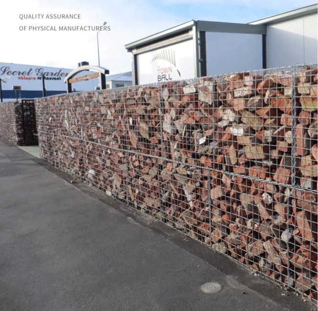O PVC revestiu cestas de Galfan Gabion da corrosão de Rock Walls Anti da cerca de fio 2
