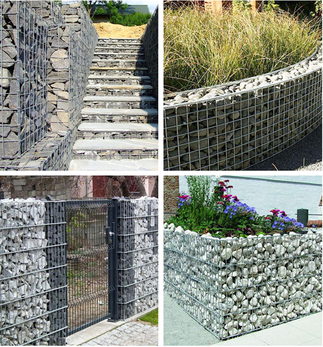 95% Zic soldou a atadura do fio para cestas de Gabion 1x1x0.5m 5x10cm 2