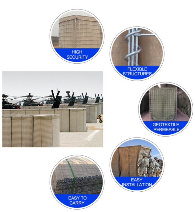 O geotêxtil pesado de HBGB 350g/Sqm soldou Gabion Mesh Noise Barrier Wall 0