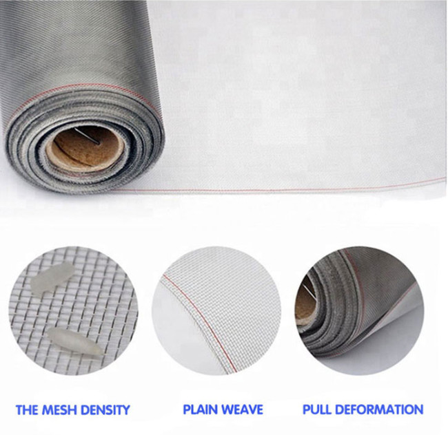 Inseto de Mesh Anti Mosquito Curtain Fiberglass do fio da tela de 18 x 16 janelas 0