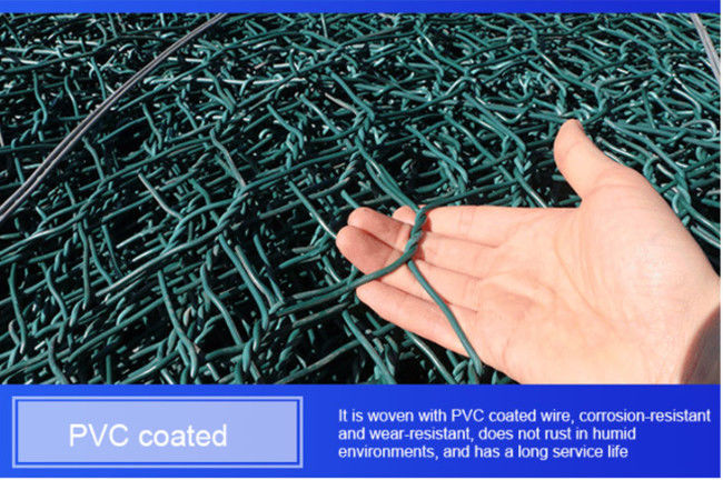 O PVC tecido de 3.2mm revestiu ISO sextavado 9001 de Gabion Mesh Baskets 1
