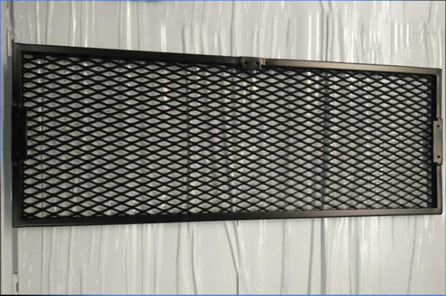 metal expandido de alumínio de revestimento Mesh For Building Cladding Facade de 0.3mm Pvdf 0