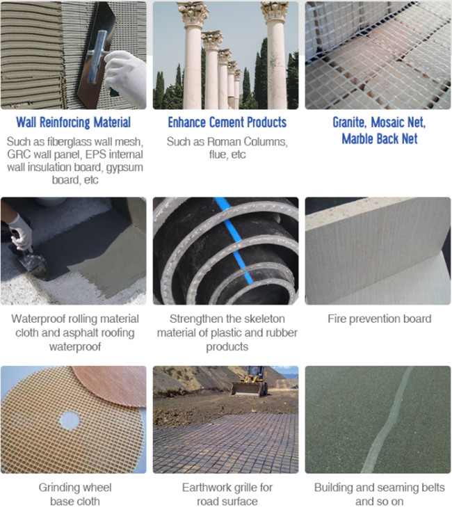 fibra de vidro Mesh Fabric de Mesh For Concrete Countertops 5x5 da fibra de vidro de 120g 4*4 1