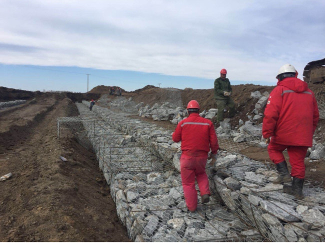 parede de retenção revestida PVC Mesh Cages do Mpa HBGB de 1×1×1m Gabion Mesh Baskets 380 3