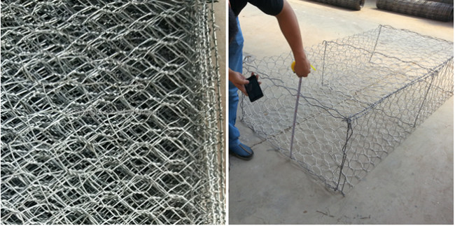 Fio galvanizado 4x1x1m da ourela da caixa 3.4mm de HBGB Gabion para a parede de mar 2