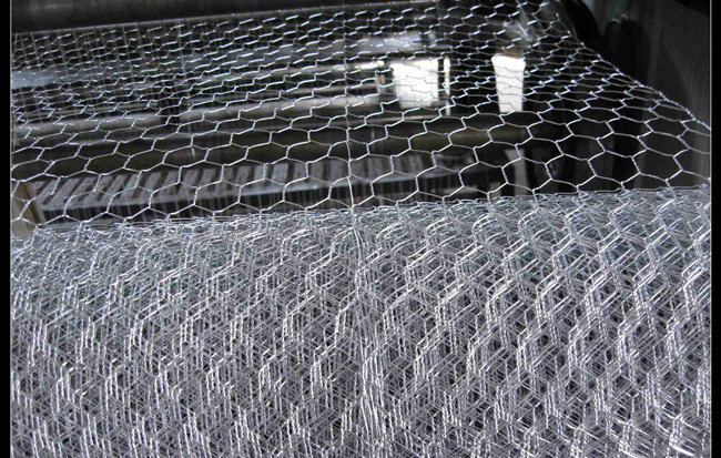 o PVC sextavado galvanizado 4ft da rede de fio das aves domésticas revestiu o fio de galinha BWG 12 0