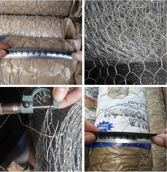304 galinha de aço inoxidável Mesh Fence Hexagonal AISI EN10223 1