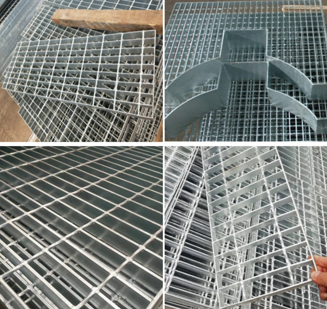 A barra lisa antiusura durável do piso de aço que raspa 8x8 galvanizou pesadamente 0