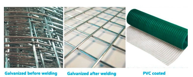 Fio galvanizado Mesh Sheets Panels da prata 2×2in 2×4 BWG 13 2.11mm de alta elasticidade 0