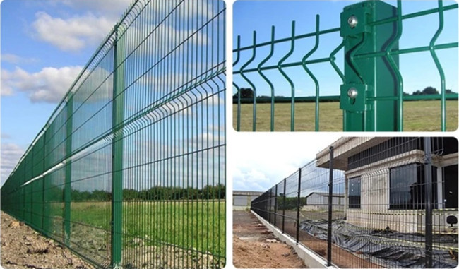 O triângulo que dobra a solda Mesh Fence Panels Outdoor Garden 3d de 3.0mm curvou-se 1