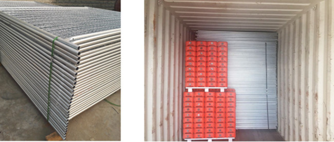 Tipo cerca provisória Panel Hot Galvanized de Austrália da construção 2.1x2.4m 2
