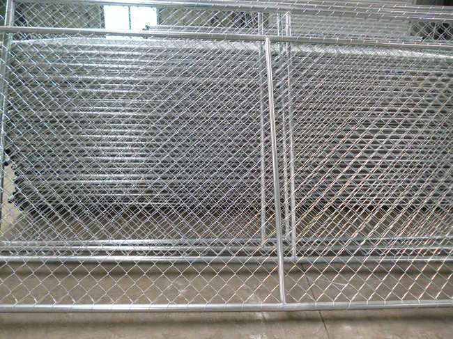 Cerca provisória galvanizada mergulhada quente Panel da construção do elo de corrente 14ft 50×50mm 0