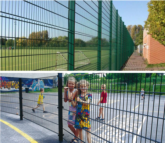 O dobro de L3m 868 soldou o cargo revestido PVC de Mesh Fence With 48x1.5mm do fio 2