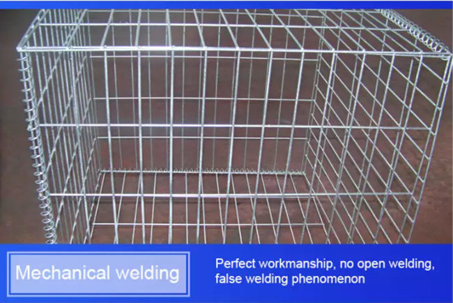 Parede soldada tamanho de Gabion Mesh Galfan Coated For Retaining do furo de 50 x de 50mm 0