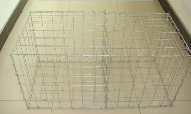 A parede de pedra das gaiolas soldou o furo do calibre de fio 5x5 de Mesh Gabion 4mm Cm 0