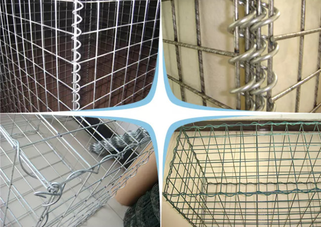 A parede de pedra das gaiolas soldou o furo do calibre de fio 5x5 de Mesh Gabion 4mm Cm 1