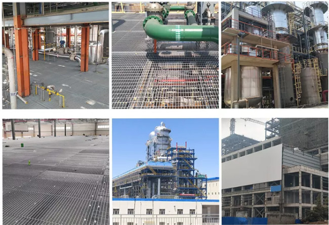 Barra lisa pedestre que raspa o aço de Tray Hot Dip Galvanized Catwalk 1
